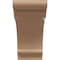 Ekena Millwork 4"W x 8"D x 8"H Classic Hughes Rough Cedar Woodgrain TimberThane Corbel, Primed Tan CORUR04X08X08HUGRCPR - alternate 4